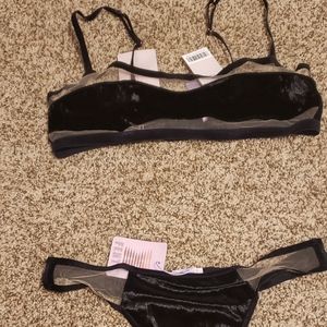 Savage X fenty bralette and pantie set